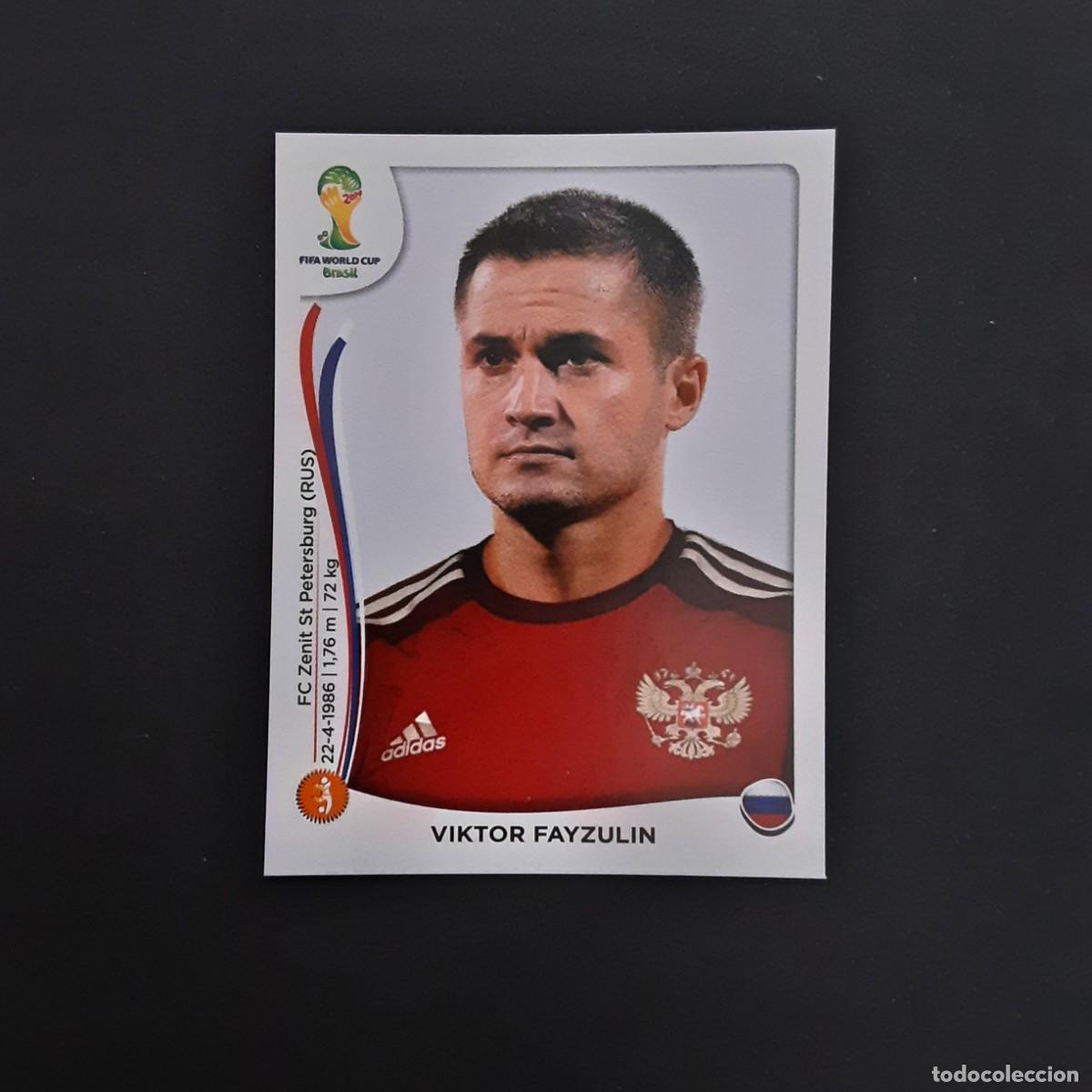 Cromos de Futebol: CROMO FUTBOL MUNDIAL 2014 PANINI 613.FAYZULIN-RUSIA-NUNCA PEGADO