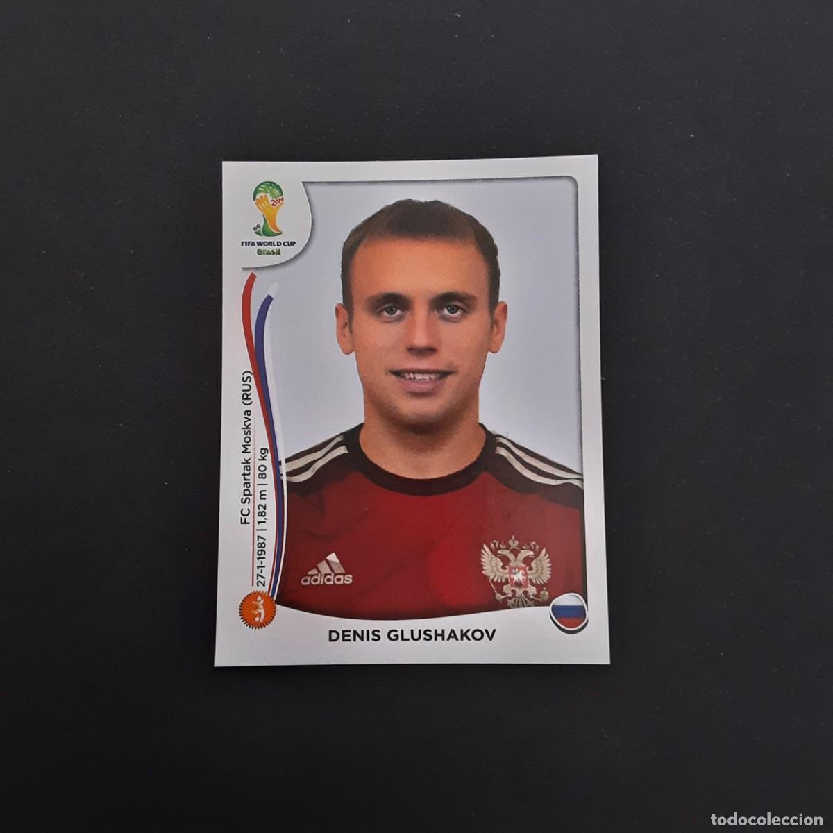 Cromos de Futebol: CROMO FUTBOL MUNDIAL 2014 PANINI 615.GLUSHAKOV-RUSIA-NUNCA PEGADO