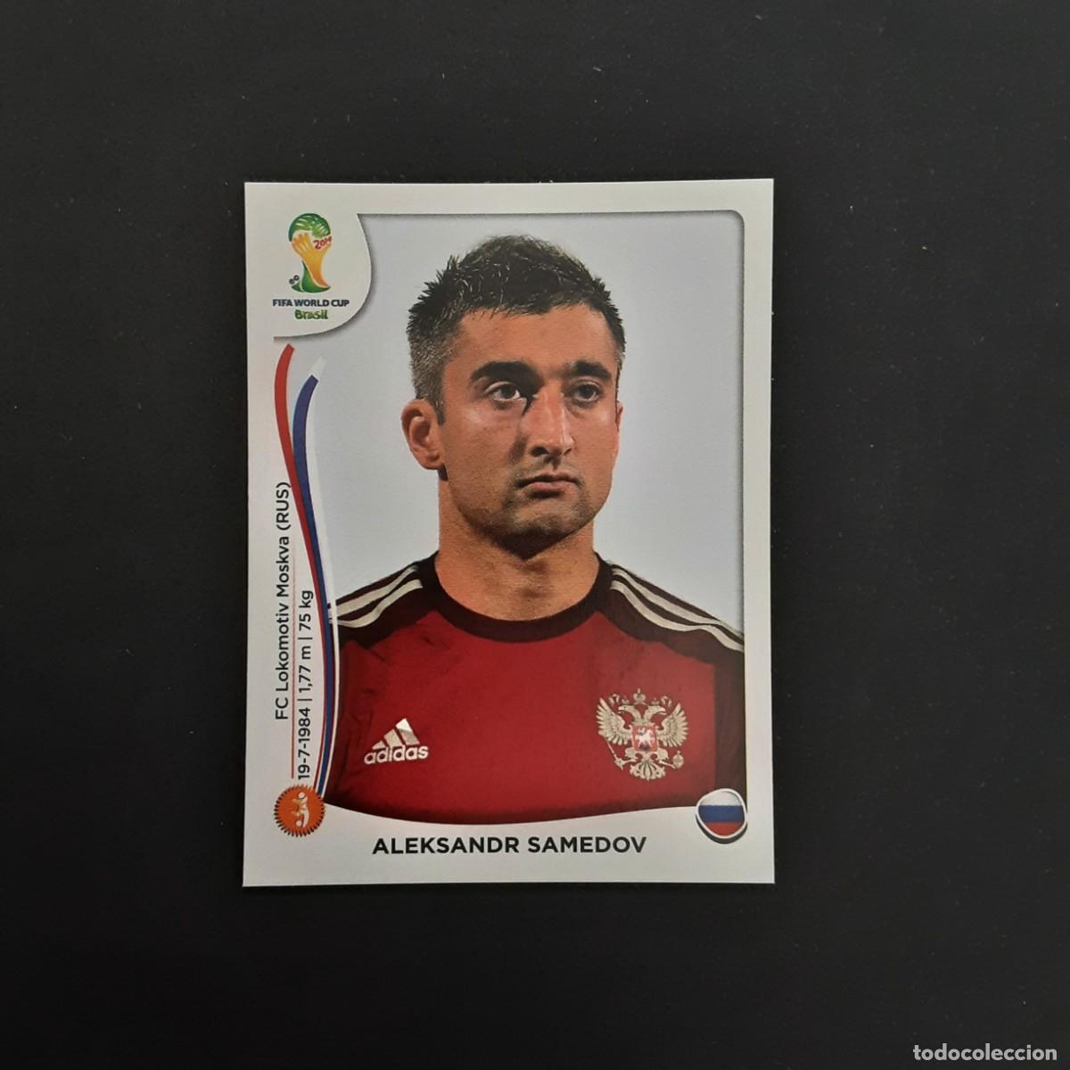 Football Stickers: CROMO FUTBOL MUNDIAL 2014 PANINI 616.SAMEDOV-RUSIA-NUNCA PEGADO