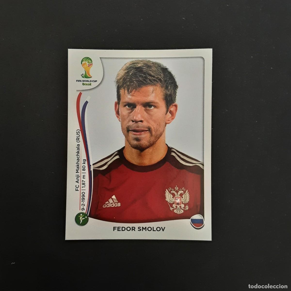 Cromos de F&uacute;tbol: CROMO FUTBOL MUNDIAL 2014 PANINI 618.SMOLOV-RUSIA-NUNCA PEGADO
