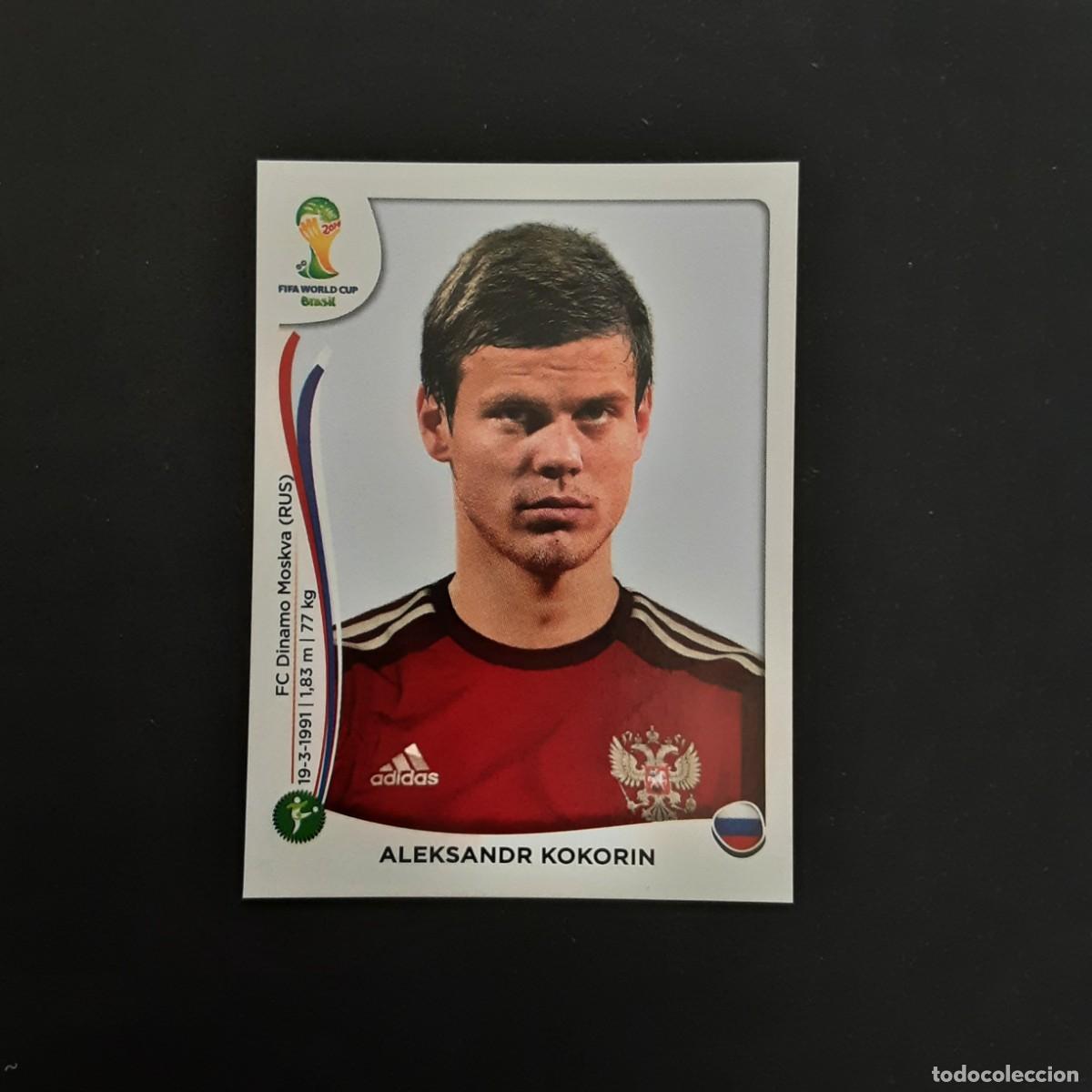 Figurine di Calcio: CROMO FUTBOL MUNDIAL 2014 PANINI 619.KOKORIN-RUSIA-NUNCA PEGADO
