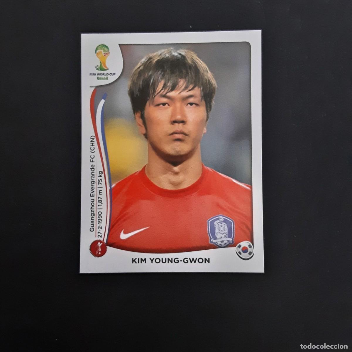 Cromos de Futebol: CROMO FUTBOL MUNDIAL 2014 PANINI 626.YOUNG-GWON/REPUBLICA DE KOREA-NUNCA PEGADO