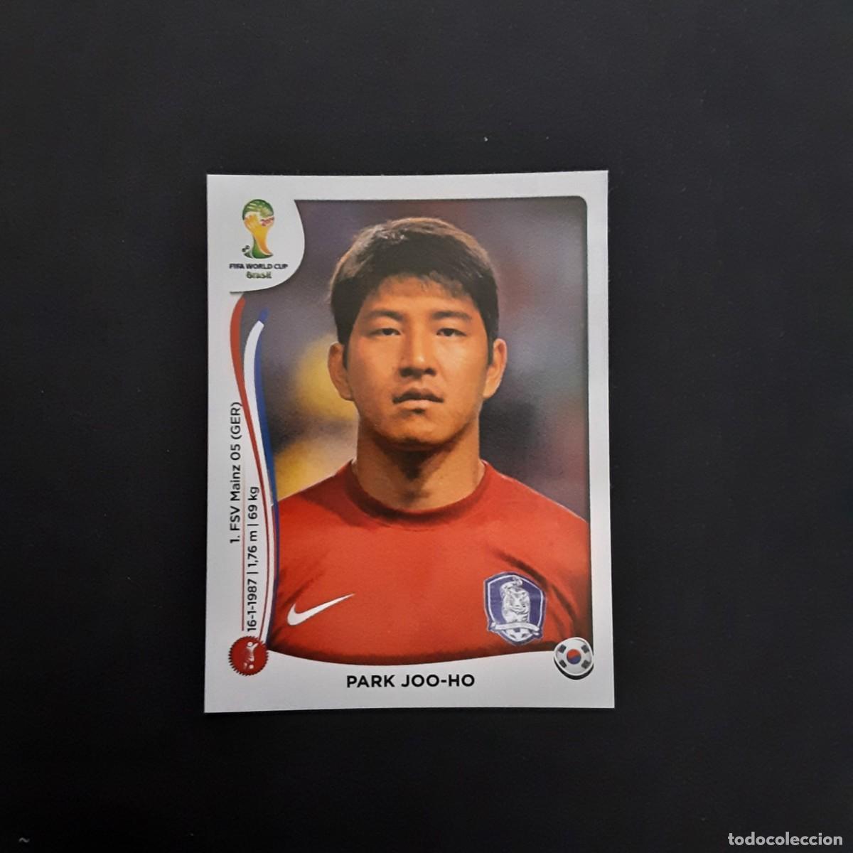 Football Stickers: CROMO FUTBOL MUNDIAL 2014 PANINI 627.JOO-HO/REPUBLICA DE KOREA-NUNCA PEGADO