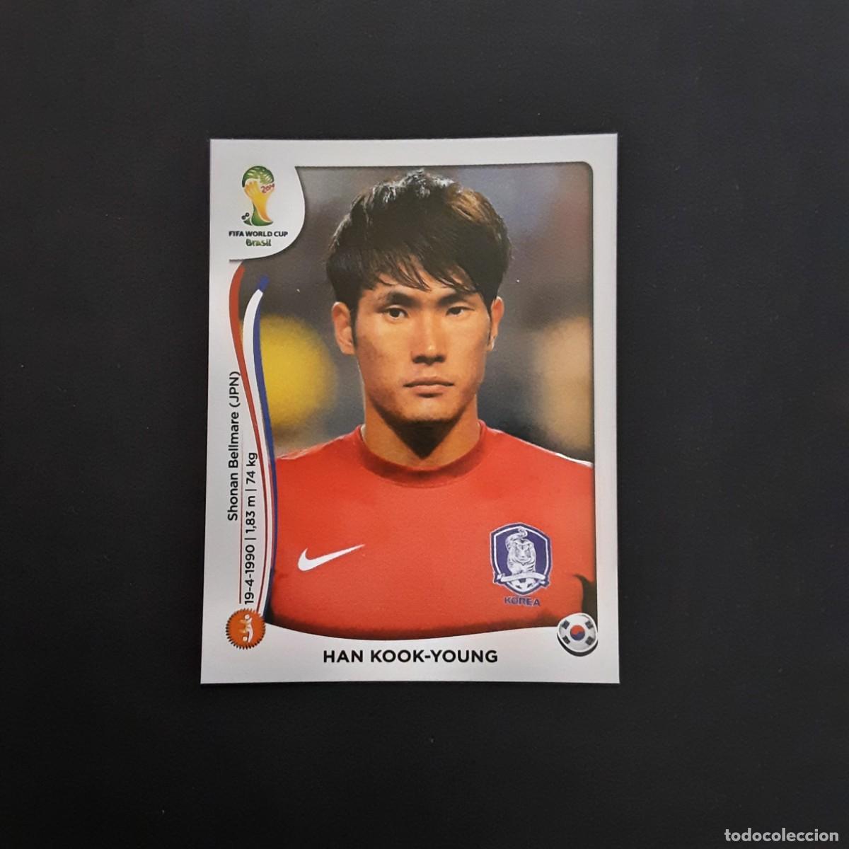 Football Stickers: CROMO FUTBOL MUNDIAL 2014 PANINI 630.KOOK-YOUNG/REPUBLICA DE KOREA-NUNCA PEGADO