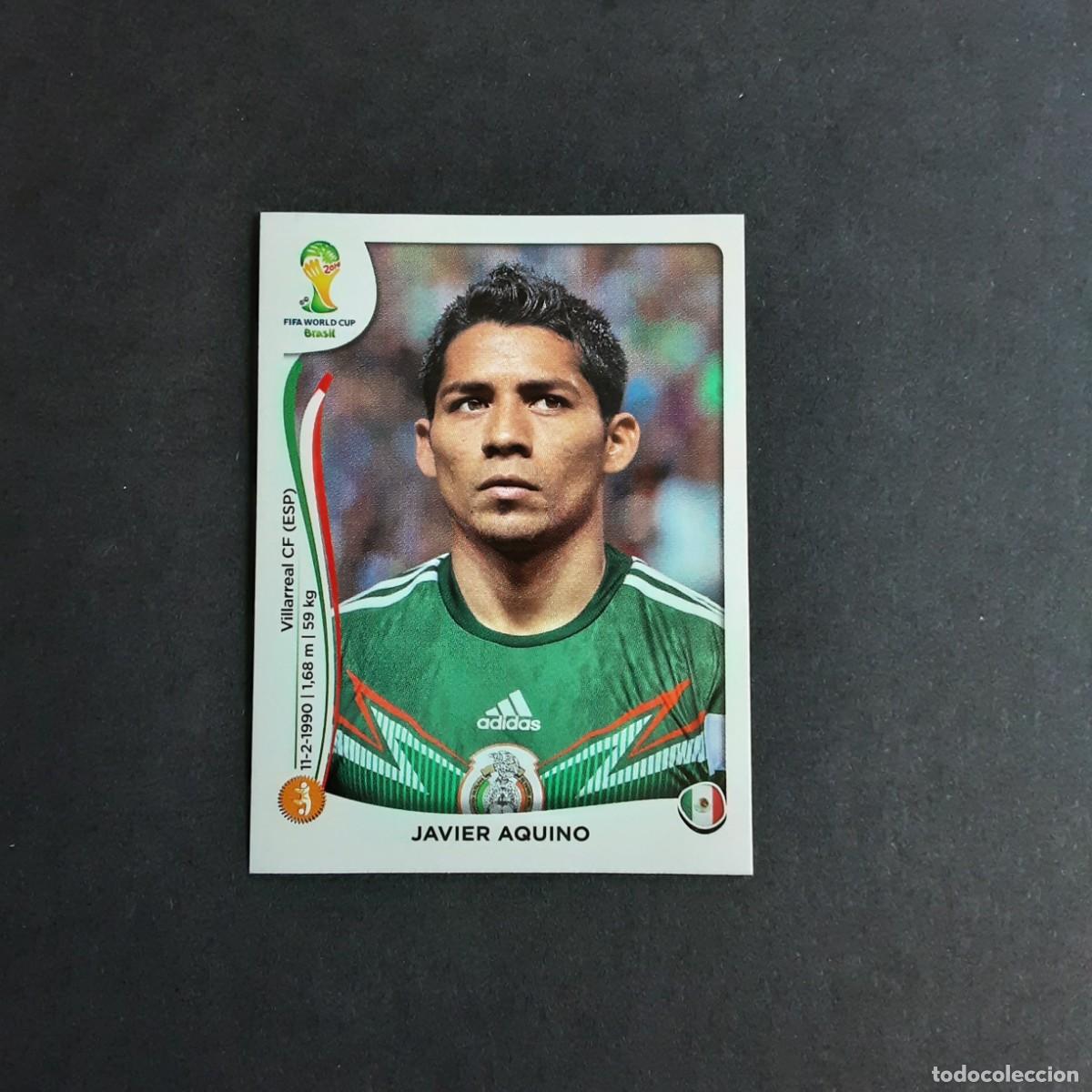 Football Stickers: CROMO FUTBOL MUNDIAL 2014 EDITORIAL PANINI EXTRA ACTUALIZACION 84x.AQUINO-MEXICO-NUNCA PEGADO