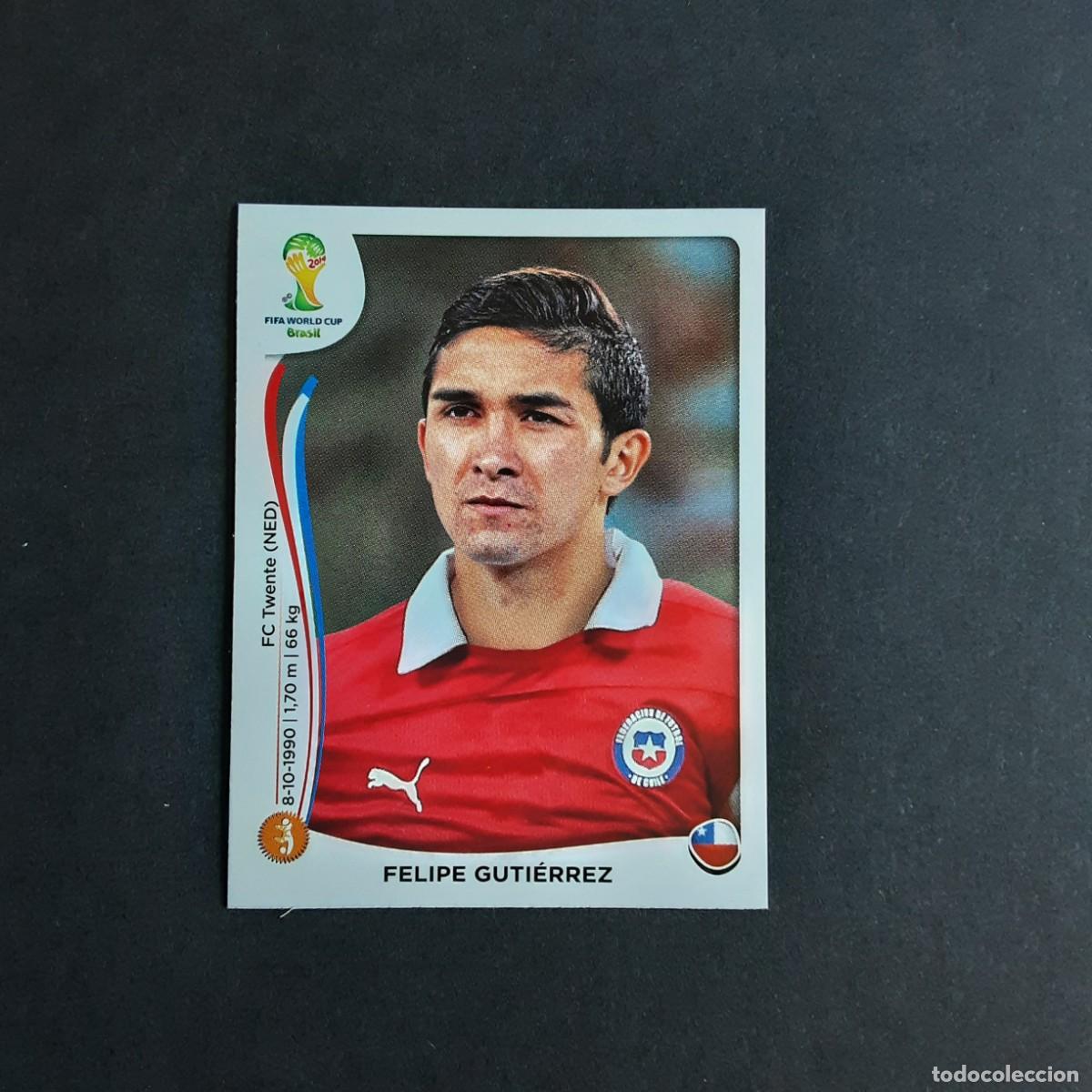 Cromos de Futebol: CROMO FUTBOL MUNDIAL 2014 EDITORIAL PANINI EXTRA ACTUALIZACION 157x.GUTIERREZ-CHILE-NUNCA PEGADO