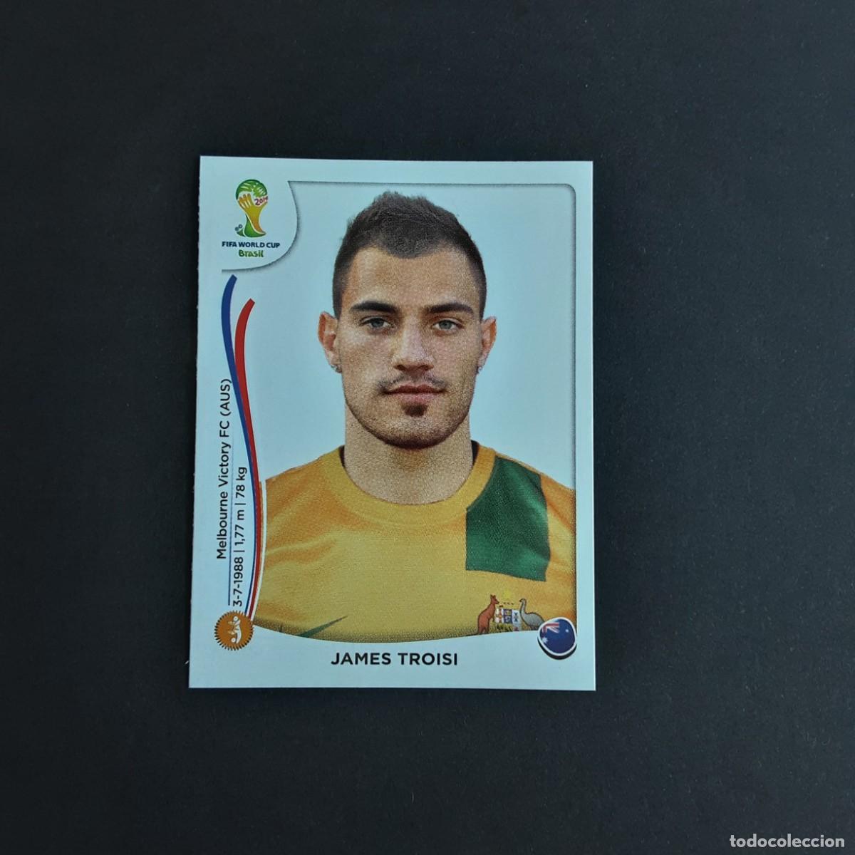 Cromos de Futebol: CROMO FUTBOL MUNDIAL 2014 EDITORIAL PANINI EXTRA ACTUALIZACION 177x.TROISI-AUSTRALIA-NUNCA PEGADO