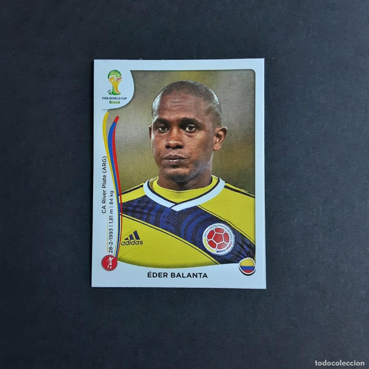 Cromos de Futebol: CROMO FUTBOL MUNDIAL 2014 EDITORIAL PANINI EXTRA ACTUALIZACION 189x.BALANTA-COLOMBIA-NUNCA PEGADO