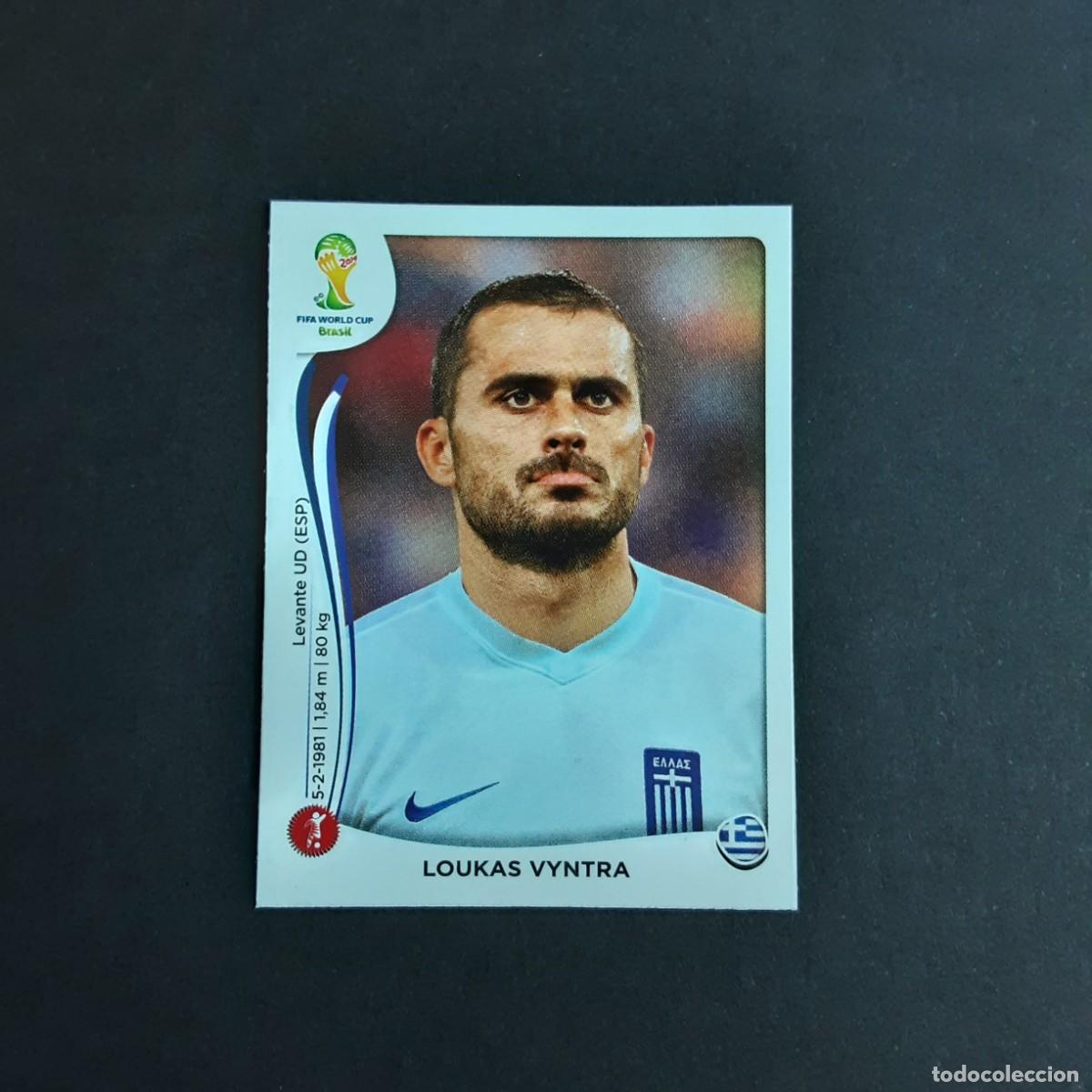 Cromos de Futebol: CROMO FUTBOL MUNDIAL 2014 EDITORIAL PANINI EXTRA ACTUALIZACION 209x.VYNTRA-GRECIA-NUNCA PEGADO