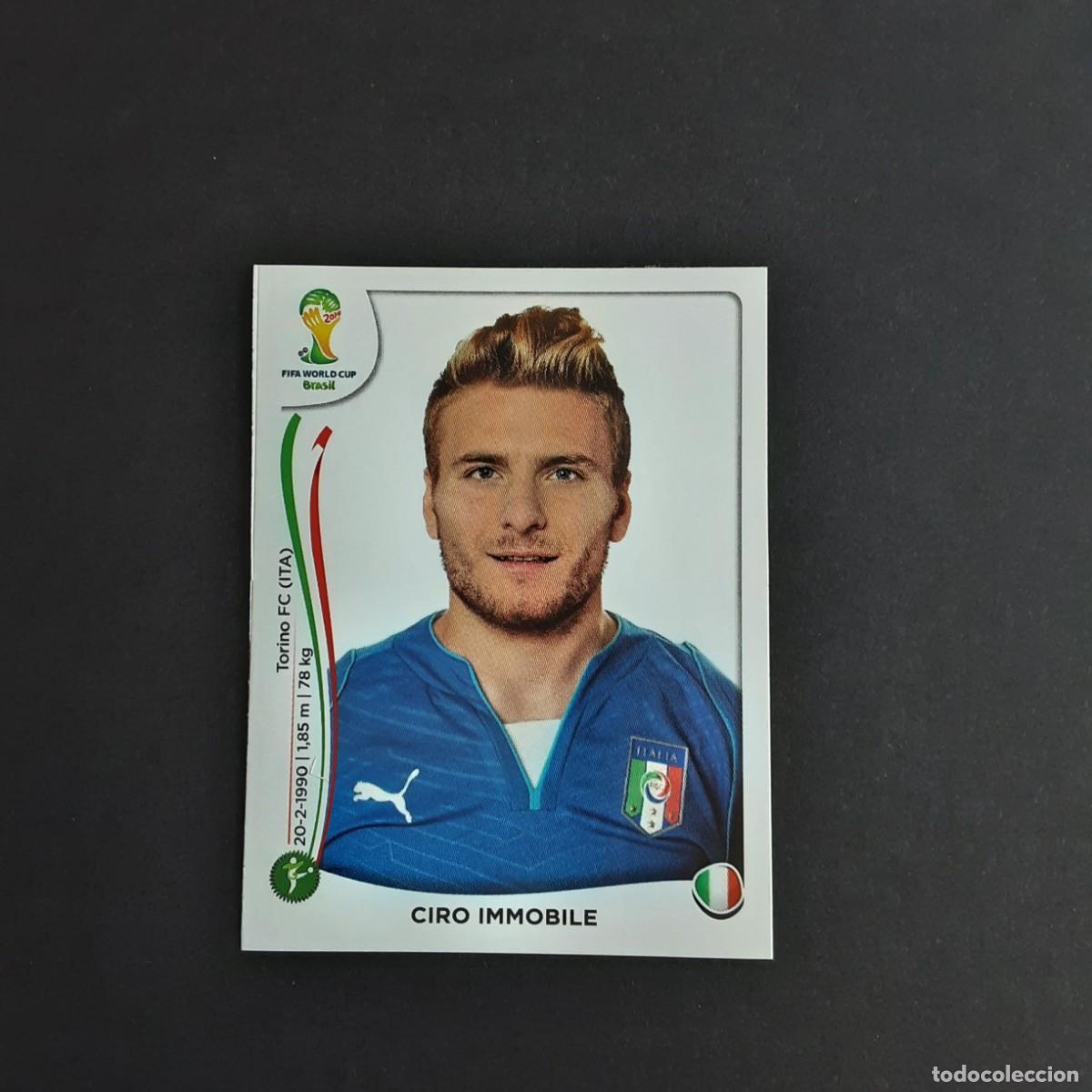 Cromos de Futebol: CROMO FUTBOL MUNDIAL 2014 EDITORIAL PANINI EXTRA ACTUALIZACION 334x.IMMOBILE-ITALIA-NUNCA PEGADO