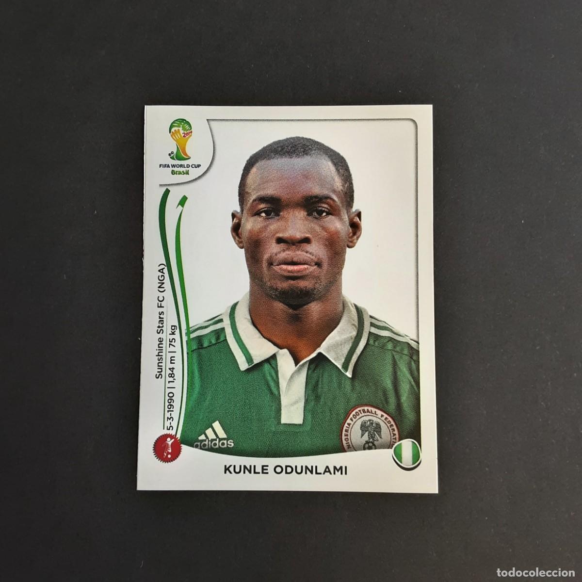 Cromos de Futebol: CROMO FUTBOL MUNDIAL 2014 EDITORIAL PANINI EXTRA ACTUALIZACION 478x.ODUNLAMI-NIGERIA-NUNCA PEGADO