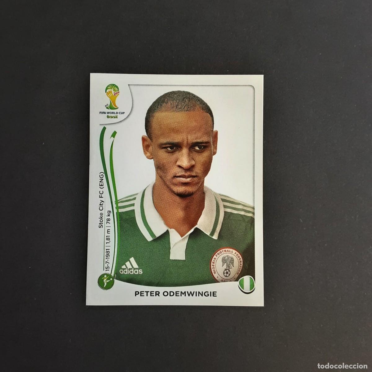 Cromos de Futebol: CROMO FUTBOL MUNDIAL 2014 EDITORIAL PANINI EXTRA ACTUALIZACION 483x.ODEMWINGIE-NIGERIA-NUNCA PEGADO