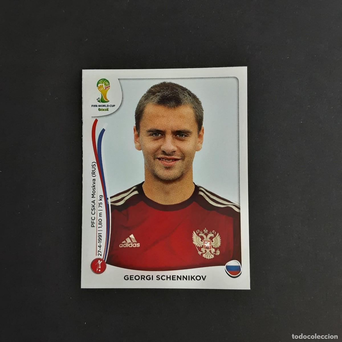 Cromos de Futebol: CROMO FUTBOL MUNDIAL 2014 EDITORIAL PANINI EXTRA ACTUALIZACION 609x.SCHENNIKOV-RUSIA-NUNCA PEGADO