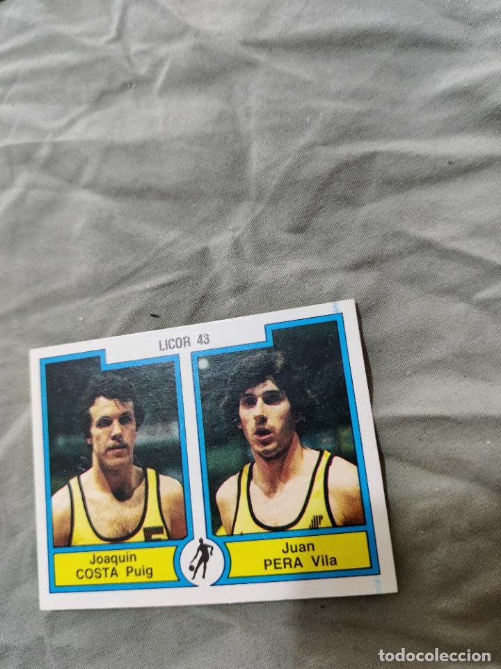 Fu&szlig;ball-Sticker: 431 licor 43 joaquim costa futbol basket 1985 85 sin pegar