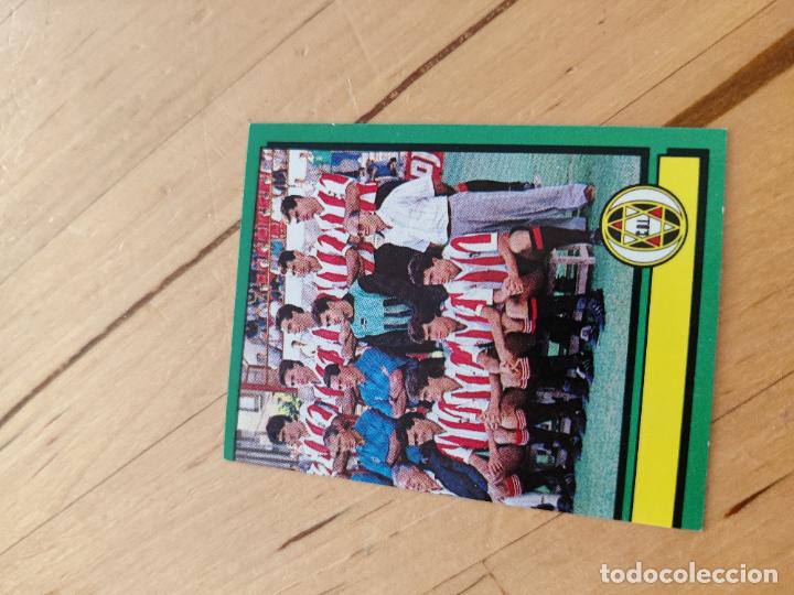 Cromos de f&uacute;tbol: logro&ntilde;es alineacion 111 panini 1990 90 sin pegar - Foto 1