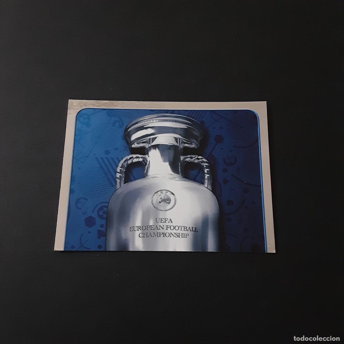 Cromos de f&uacute;tbol: CROMO FUTBOL EURO 2016 PANINI 5.TROFEO-NUNCA PEGADO
