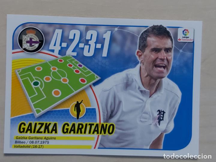 Cromos de F&uacute;tbol: 14 CROMO GARITANO - ESTE 2016 17 - 16 17 - CROMO SIN PEGAR - ENTRENADOR - DEPORTIVO CORU&Ntilde;A