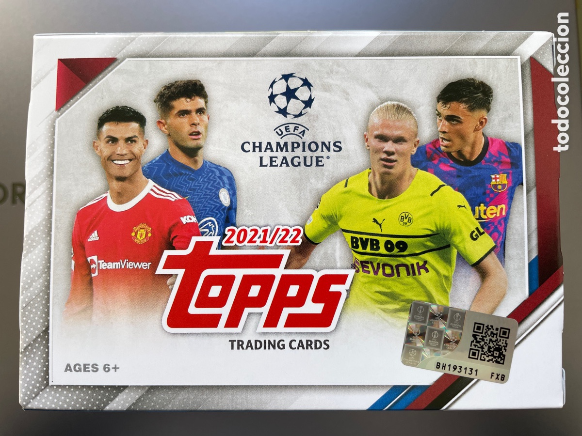 Fu&szlig;ball-Sticker: Caja vacia Topps Champions League 2021-22