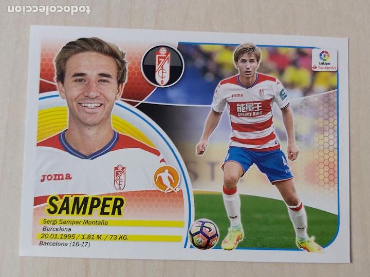 Cromos de Futebol: EDICIONES ESTE 2016 17 COLOCA SAMPER - CROMO SIN PEGAR -