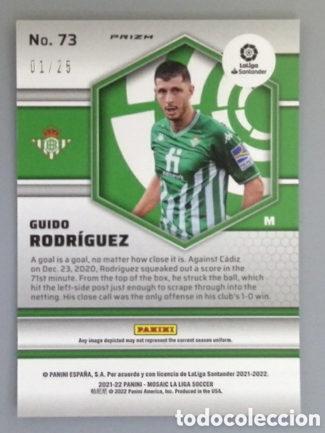 2021-22 panini mosaic red gold prizm 1/25 guido Buy Collectible football  stickers on todocoleccion