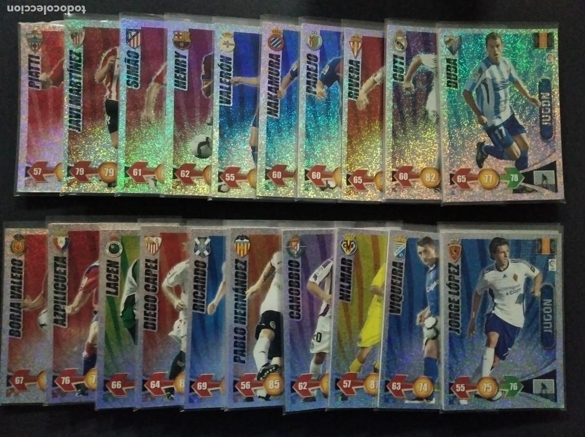 Cromos de Futebol: Adrenalyn 2009/10,Lote de 19 Jug&oacute;n (Brillantina Fina).