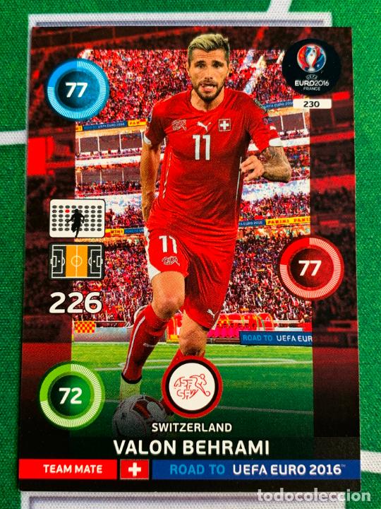 Fu&szlig;ball-Sticker: 230. Valon Behrami (Switzerland) Panini Road to UEFA Euro 2016 France Adrenalyn XL
