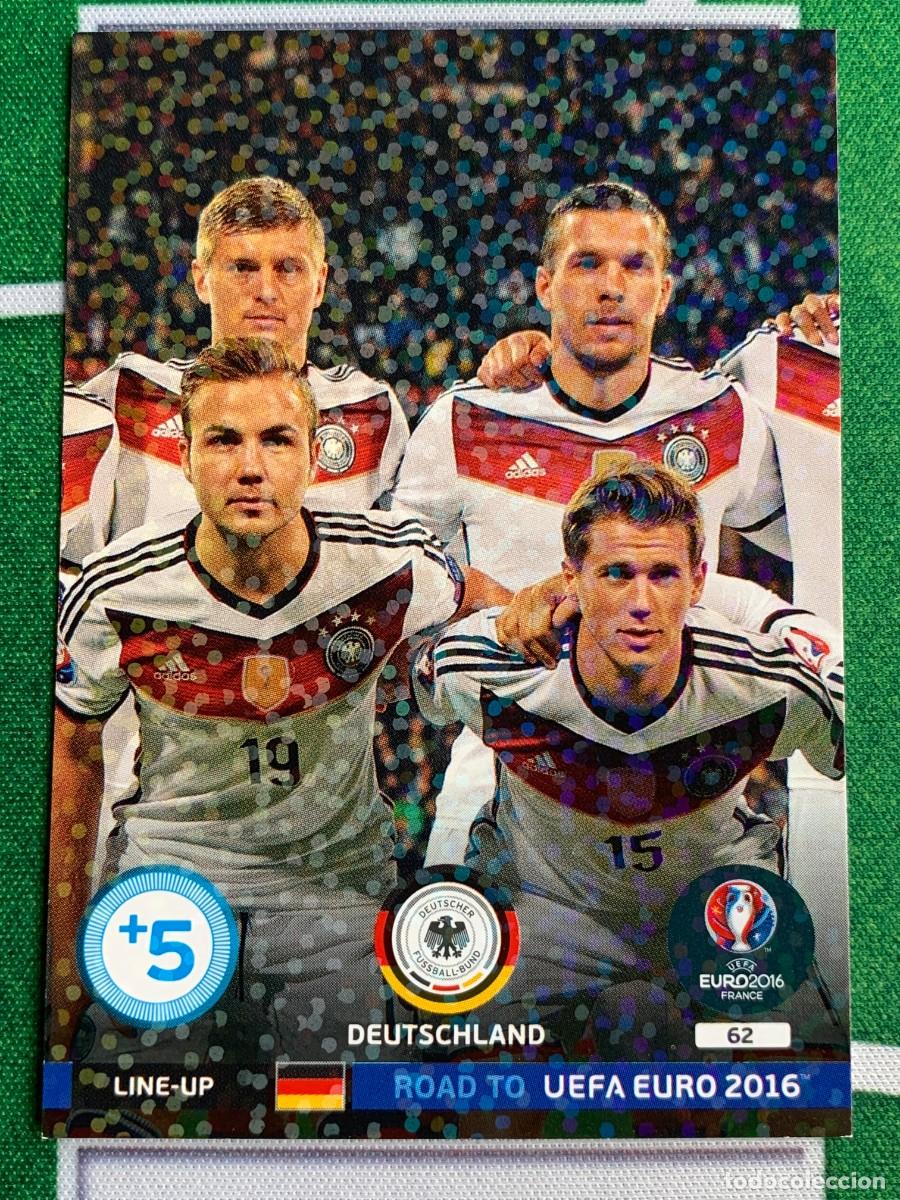 Fu&szlig;ball-Sticker: 62. Line-Up 2 (Deutschland) Panini Road to UEFA Euro 2016 France Adrenalyn XL