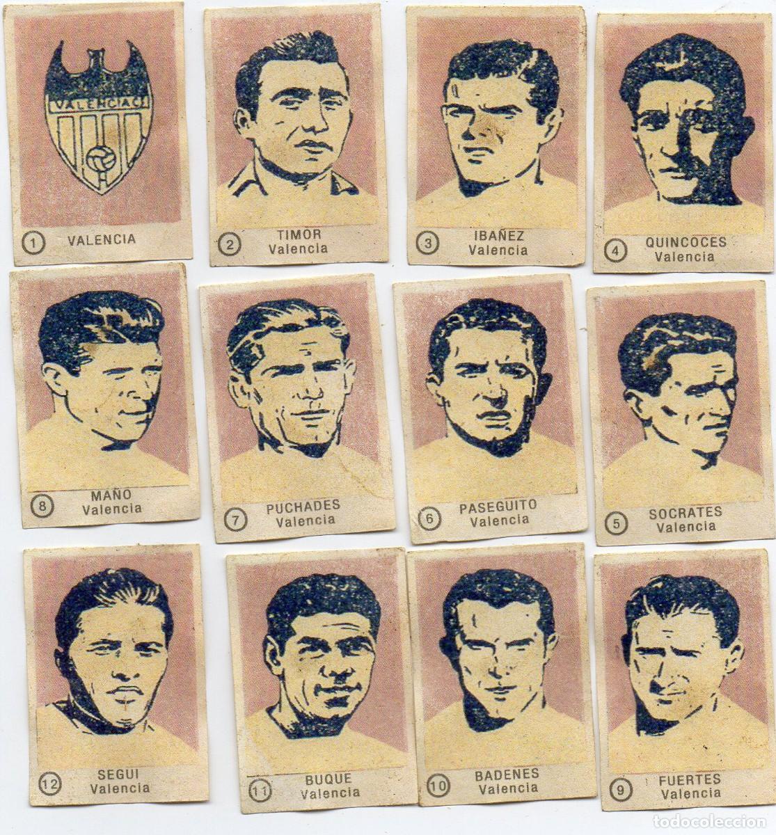 Cromos de f&uacute;tbol: VALENCIA, 1954-55 DE DIN&Aacute;MICO, - Foto 1