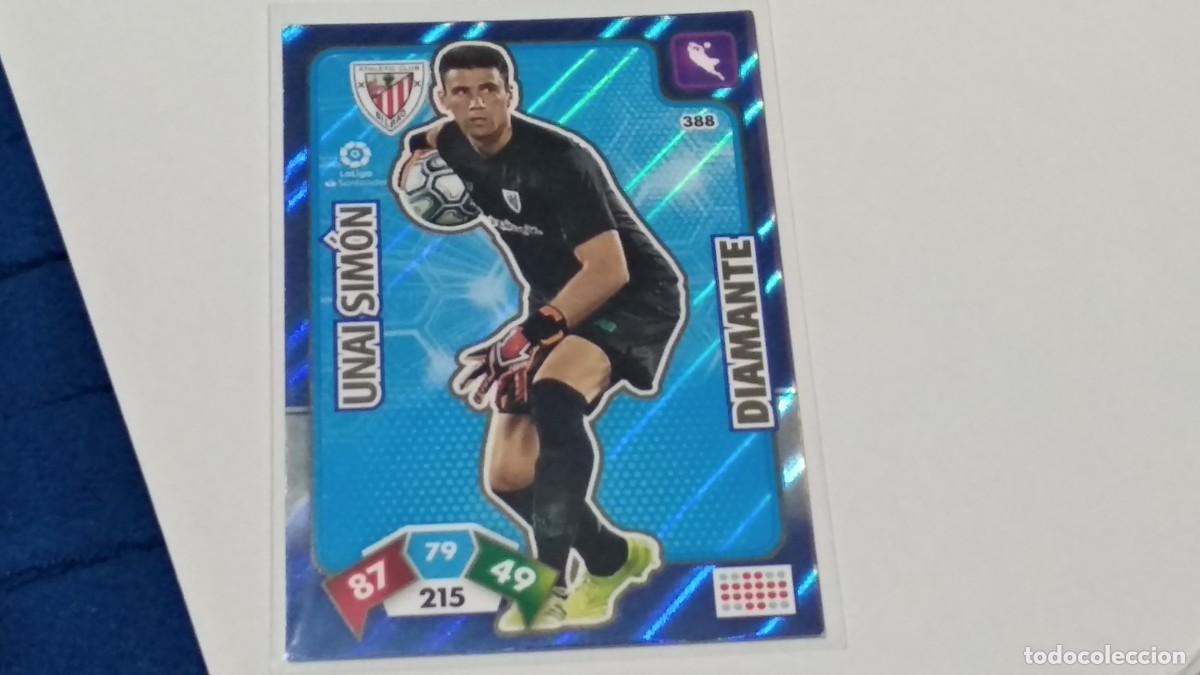 Cromos de f&uacute;tbol: UNAI SIMON ATHLETIC CLUB BILBAO DIAMANTE N&ordm; 388 ADRENALYN XL 2019 2020 19 20 CARD LIGA ALBUM