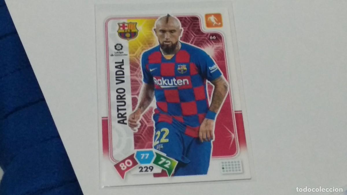 Cromos de f&uacute;tbol: ARTURO VIDAL F.C. BARCELONA N&ordm; 66 ADRENALYN XL 2019 2020 19 20 CARD LIGA ALBUM