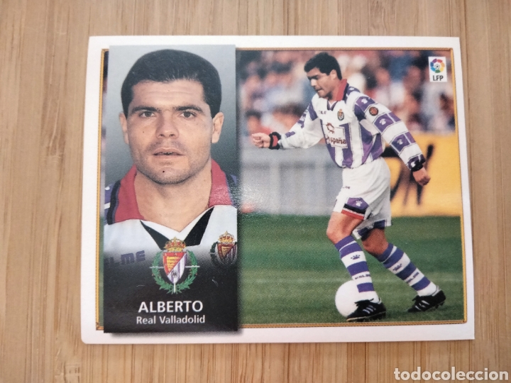Cromos de f&uacute;tbol: ALBERTO REAL VALLADOLID EDICIONES ESTE 98 99 1998 1999 SIN PEGAR CROMO FUTBOL UNIFICO ENVIOS