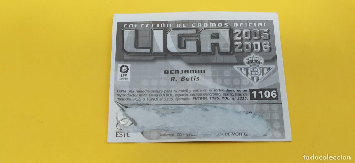 Cromos de f&uacute;tbol: BENJAMIN BETIS ESTE 05 06 2005 2006 - Foto 2