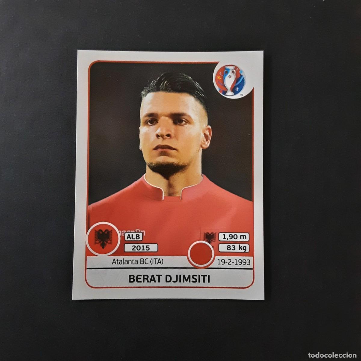 Cromos de F&uacute;tbol: CROMO FUTBOL EURO 2016 PANINI 70.DJIMSITI-ALBANIA-NUNCA PEGADO