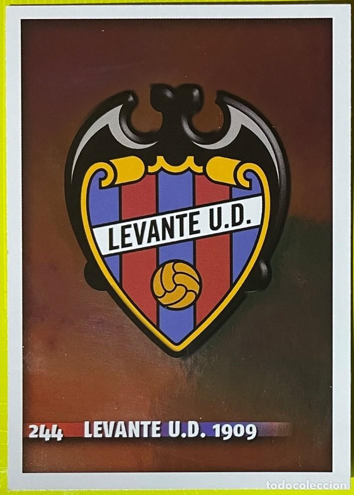 Cromos de F&uacute;tbol: 244 ESCUDO LEVANTE UD FICHAS ALBUM MUNDICROMO 2014 2015 14 15