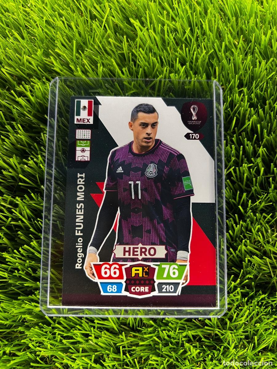 Figurine di Calcio: N&ordm; 170 Rogelio Funes Mori M&eacute;xico Adrenalyn XL Mundial Qatar 2022
