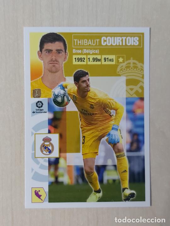 Cromos de F&uacute;tbol: 2 CROMO COURTOIS - ESTE 2020 21 - 20 21 - CROMO SIN PEGAR - REAL MADRID