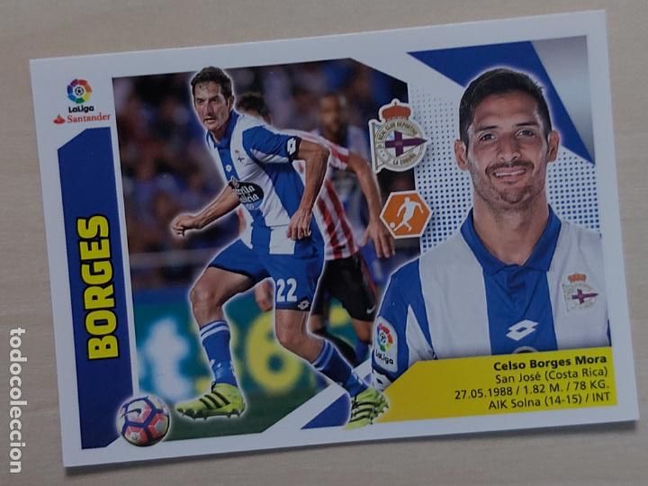 Cromos de Futebol: 9 CROMO BORGES - ESTE 2017-18 - 17 18 - CROMO SIN PEGAR - DEPORTIVO DE LA CORU&Ntilde;A
