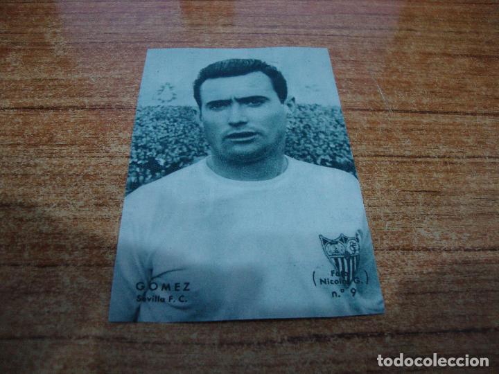 Cromos de F&uacute;tbol: CROMO ALBUM PERIODICO DICEN A&Ntilde;OS 50 SEVILLA F C GOMEZ