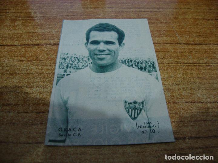 Cromos de F&uacute;tbol: CROMO ALBUM PERIODICO DICEN A&Ntilde;OS 50 SEVILLA F C GRA&Ccedil;A