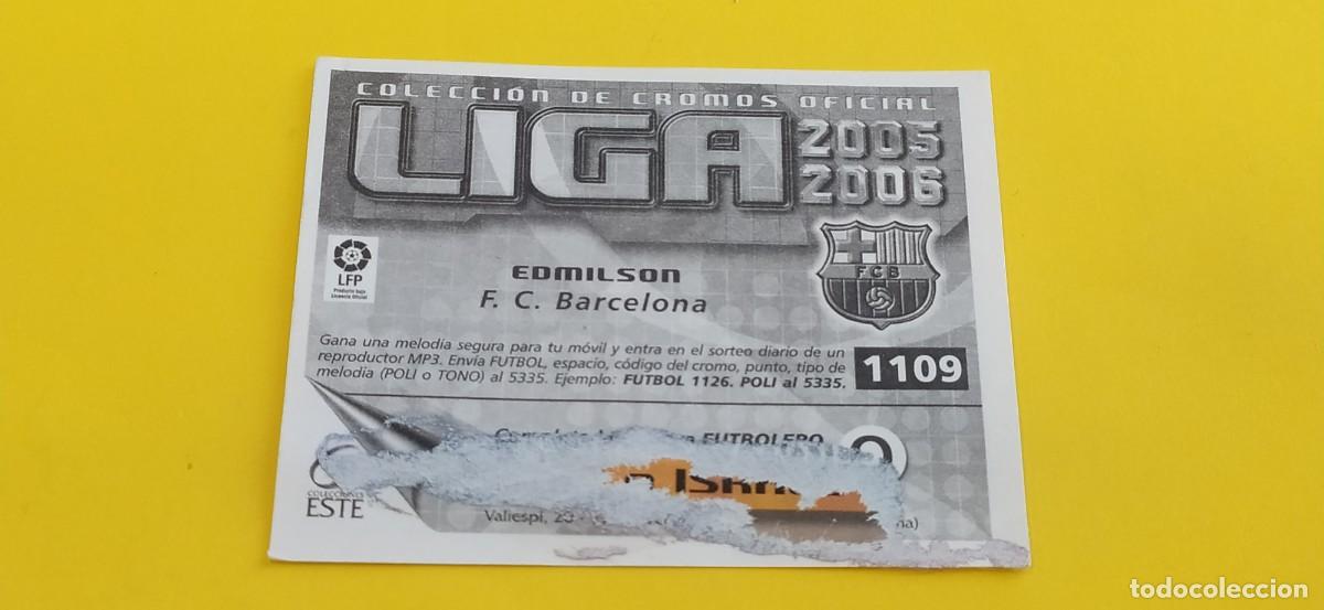 Cromos de f&uacute;tbol: EDMILSON BARCELONA ESTE 05 06 2005 2006 - Foto 2