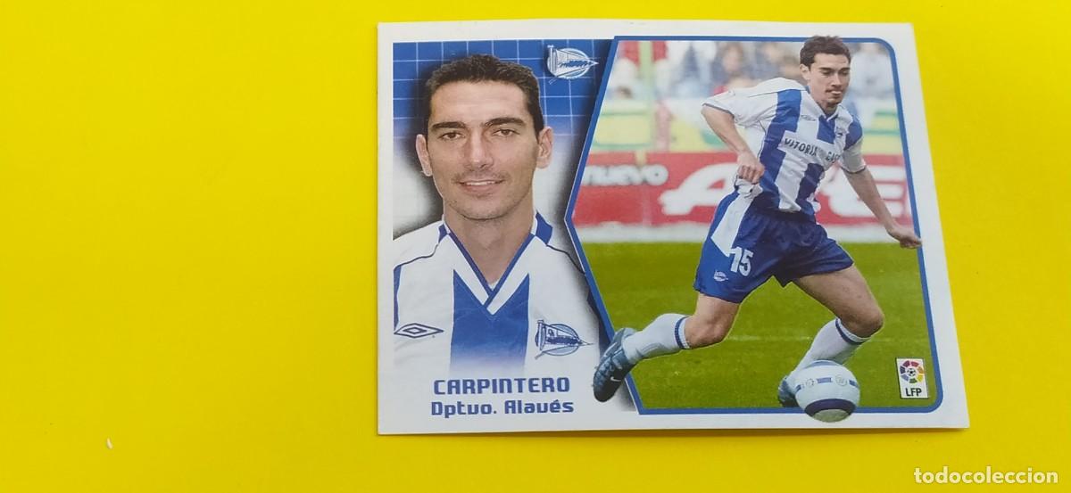Cromos de f&uacute;tbol: CARPINTERO ALAVES ESTE 05 06 2005 2006 - Foto 1
