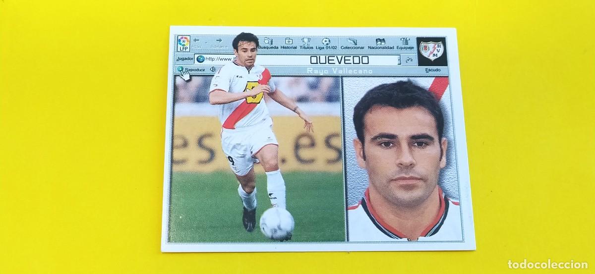 Cromos de f&uacute;tbol: QUEVEDO RAYO VALLECANO ESTE 01 02 2001 2002 - Foto 1