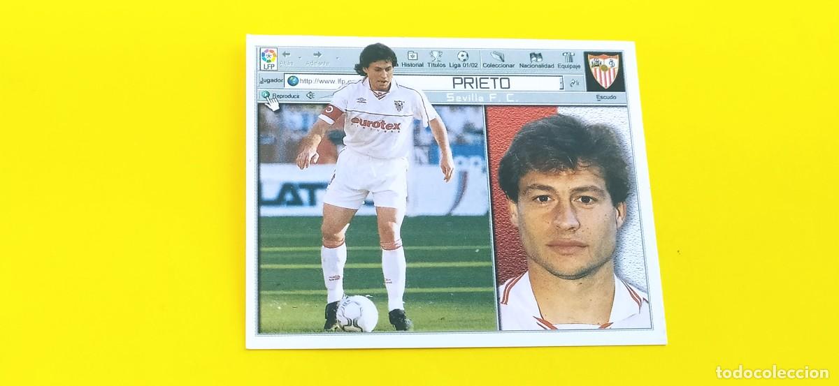 Cromos de f&uacute;tbol: PRIETO SEVILLA ESTE 01 02 2001 2002 - Foto 1