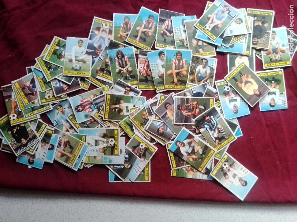 Cromos de Futebol: 102 cromos de f&uacute;tbol. ESTE 1974 1975