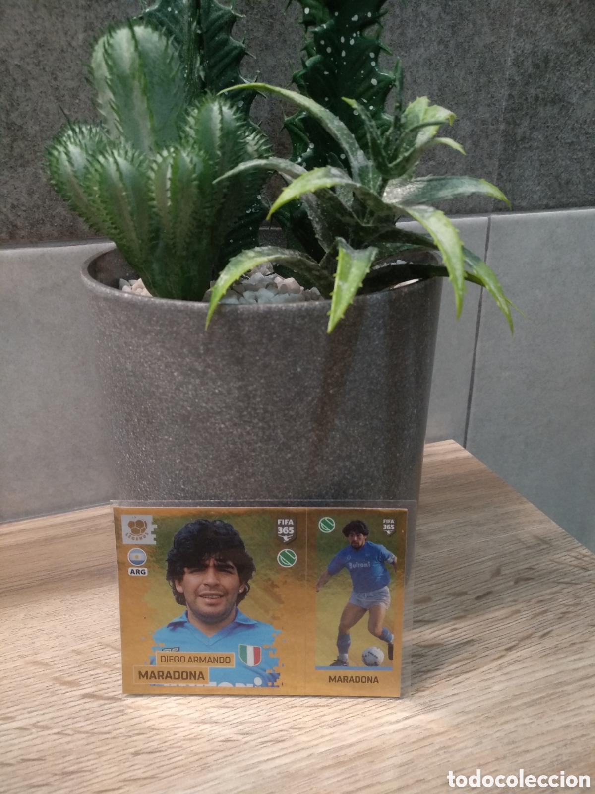 Cromos de F&uacute;tbol: Cromo Maradona FIFA 365 Legends