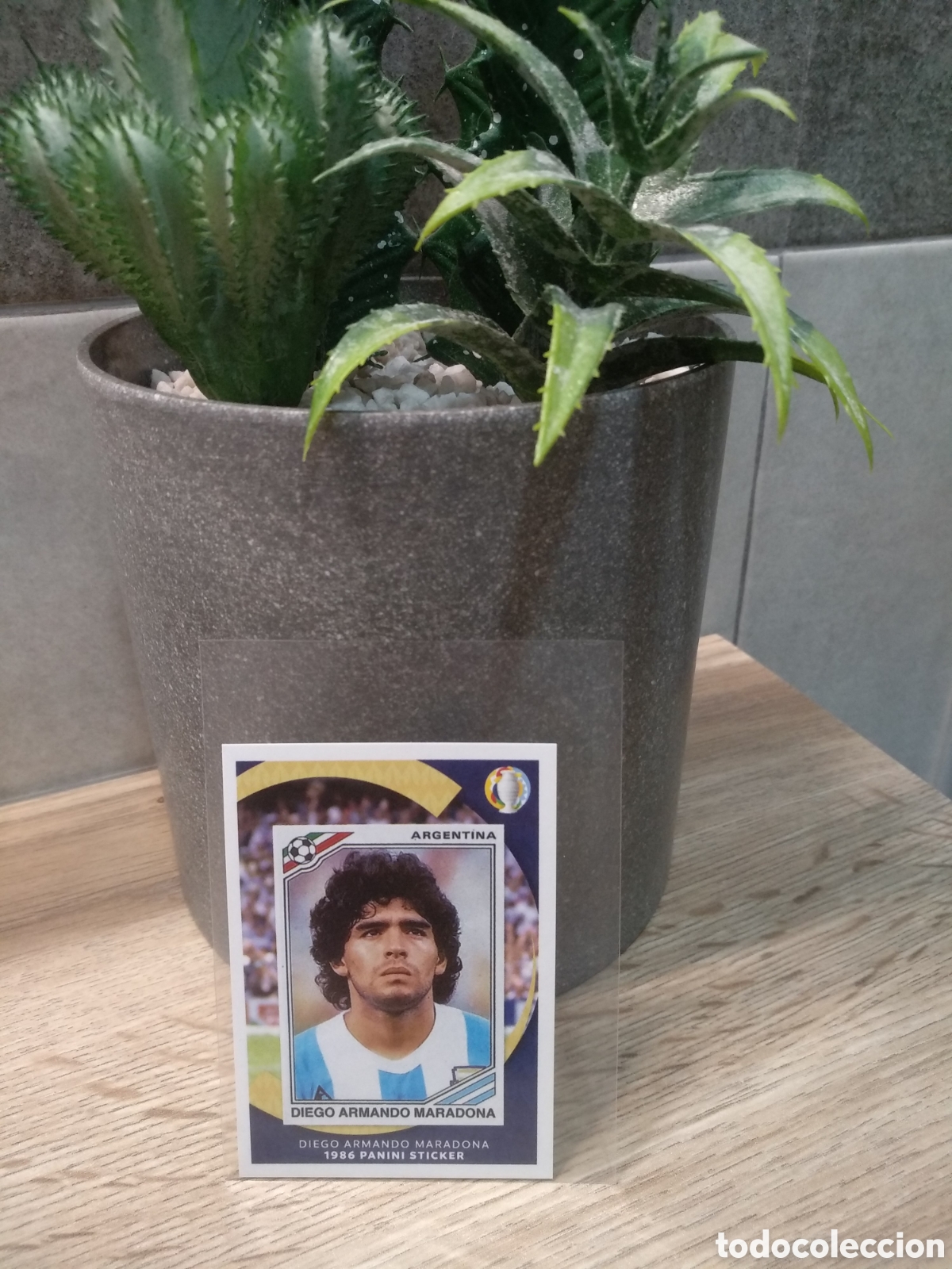 Cromos de F&uacute;tbol: Cromo Maradona 1986 Panini Sticker
