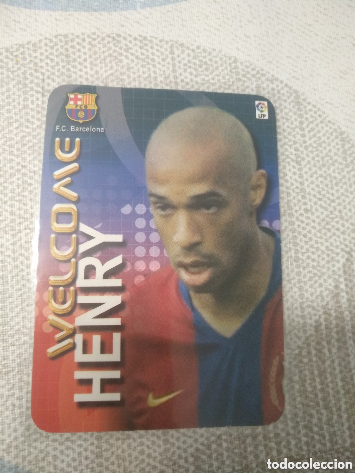 Cromos de f&uacute;tbol: Cromo Henry Welcome Security #616 - Foto 2