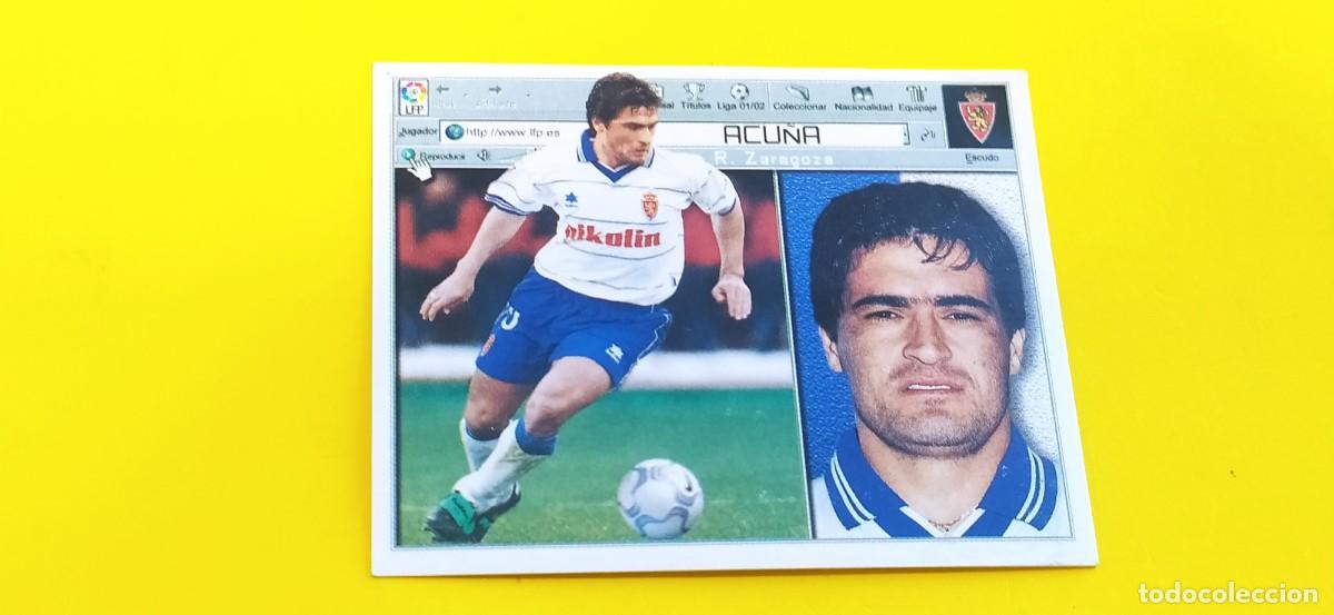 Cromos de f&uacute;tbol: ACU&Ntilde;A ZARAGOZA ESTE 01 02 2001 2002 - Foto 1