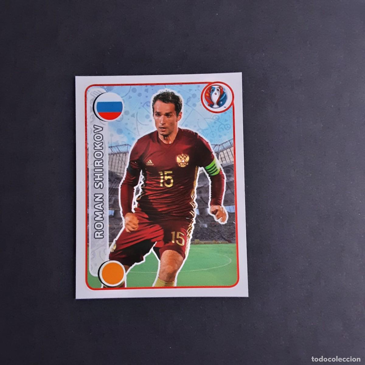 Cromos de F&uacute;tbol: CROMO FUTBOL EURO 2016 PANINI 155.SHIROKOV-RUSIA-NUNCA PEGADO