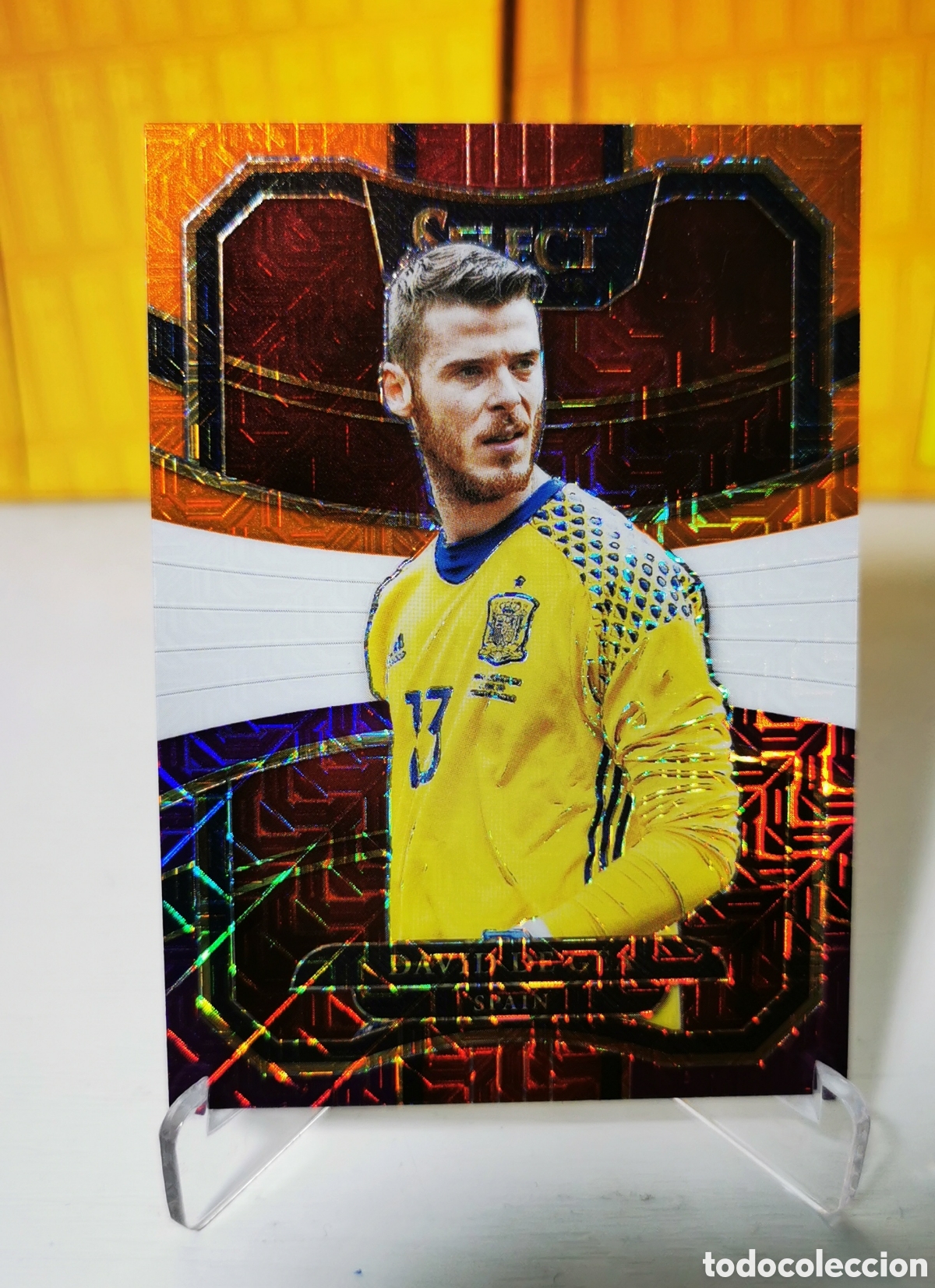 Cromos de f&uacute;tbol: De Gea - Panini Select 2016-2017 Paralela Multicolor Spain - Foto 1